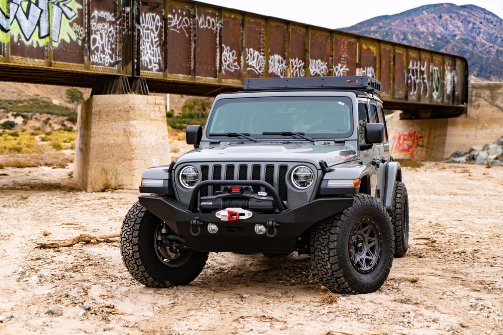 BODY ARMOR 4X4 JEEP WRANGLER JL & GLADIATOR JT FULL-WIDTH FRONT BUMPER (RUBICON MODEL ONLY ) 2018-2023