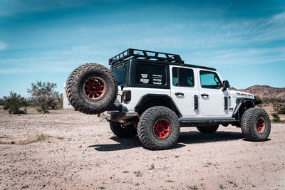 BODY ARMOR 4X4 JEEP WRANGLER JL TIRE CARRIER SINGLE ACTION (FITS JL-2965/JL-2966 BUMPER) 2018-2023