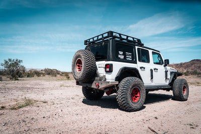 BODY ARMOR 4X4 JEEP WRANGLER JL TIRE CARRIER SINGLE ACTION (FITS JL-2965/JL-2966 BUMPER) 2018-2023