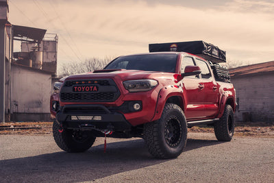 BODY ARMOR 4X4 TOYOTA TACOMA HILINE FRONT WINCH BUMPER 2016-2023