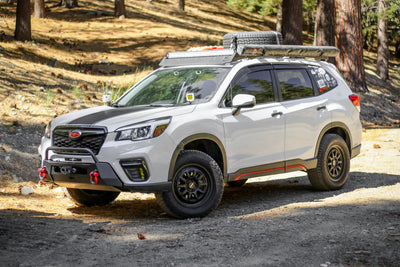BODY ARMOR 4X4 SUBARU FORESTER HILINE FRONT WINCH BUMPER 2019-2023
