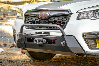 BODY ARMOR 4X4 SUBARU FORESTER HILINE FRONT WINCH BUMPER 2019-2023