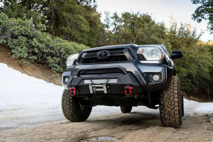 BODY ARMOR 4X4 TOYOTA TACOMA HILINE FRONT WINCH BUMPER 2012-2015