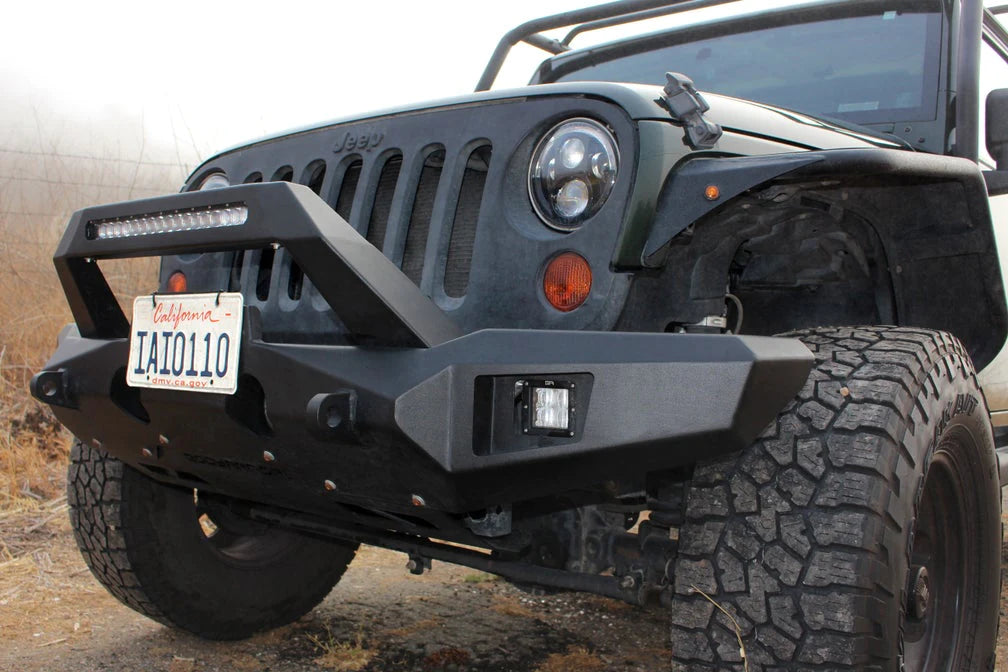 BODY ARMOR 4X4 JEEP WRANGLER JK/JL AND GLADIATOR JT ORION FULL-WIDTH FRONT BUMPER 2007-2023