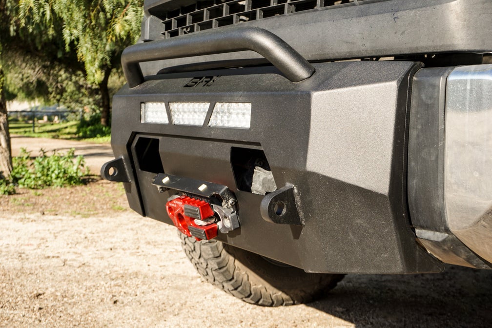 BODY ARMOR 4X4 TOYOTA TUNDRA HILINE FRONT WINCH BUMPER 2014-2021