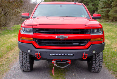 Fishbone Offroad Chevy Silverado 1500 Rockfish Front Winch Bumper 2016 - 2018