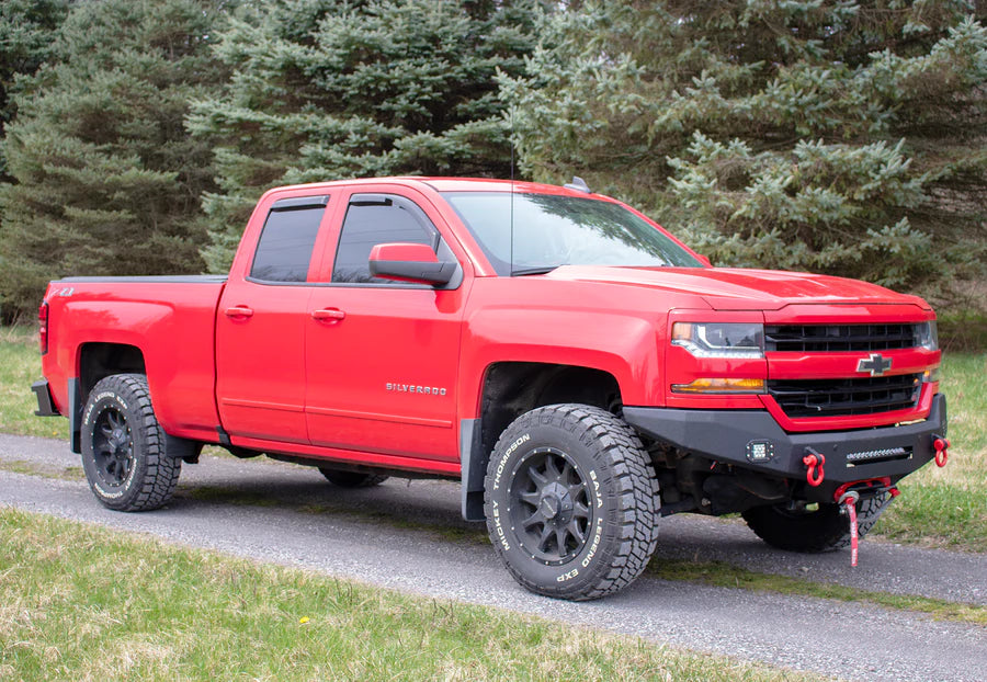 Fishbone Offroad Chevy Silverado 1500 Rockfish Front Winch Bumper 2016 - 2018