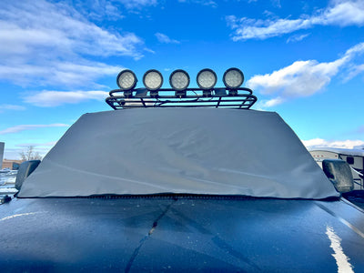Overland Gear Guy Ford Econoline Van Outer Windshield Cover