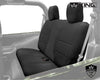 King 4WD Premium Neoprene Seat Covers, Black/Black Jeep Wrangler JK 2 Door 2008 - 2012