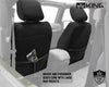 King 4WD Premium Neoprene Seat Covers, Black/Black Jeep Wrangler JK 2 Door 2008 - 2012