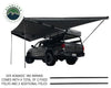 Overland Vehicle Systems Nomadic Awning 180 Dark Gray Cover With Black Transit Cover & Brackets