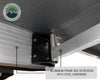 Overland Vehicle Systems Nomadic Awning 270 Dark Gray Cover With Black Transit Cover Driver Side & Brackets