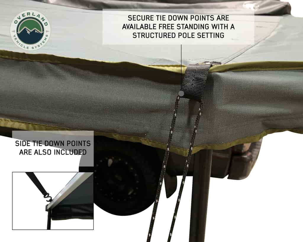 Overland Vehicle Systems Nomadic 270 LT Awning Driver Side