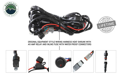 Overland Vehicle Systems EKO 30" LED/RGB Light With Switch, Harness & Mounting Hardware