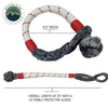 Overland Vehicle Systems Soft Shackle 7/16" 41,000 lb. With Loop & Abrasive Sleeve 23" With Storage Bag