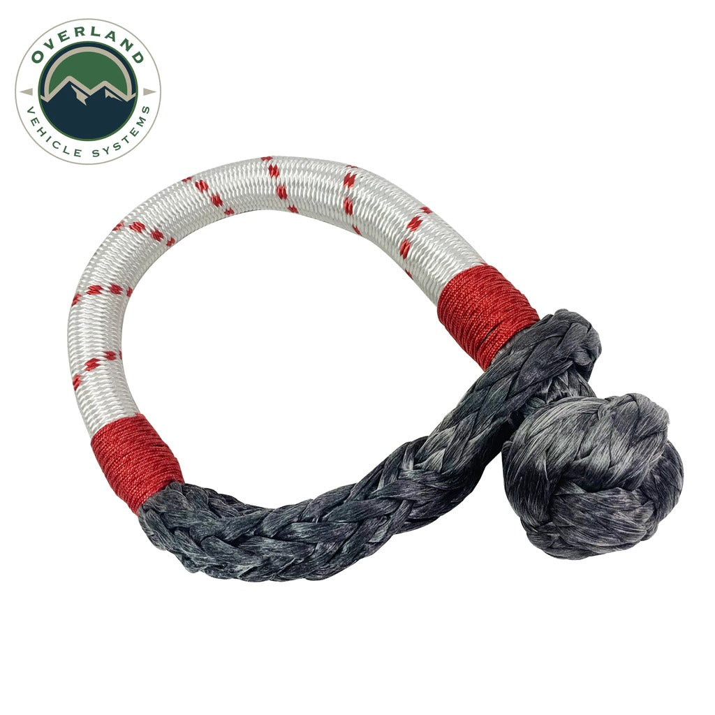 Overland Vehicle Systems Soft Shackle 7/16" 41,000 lb. With Loop & Abrasive Sleeve 23" With Storage Bag