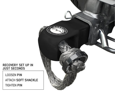 Overland Vehicle Systems Aluminum Receiver Mount for Soft Shackle