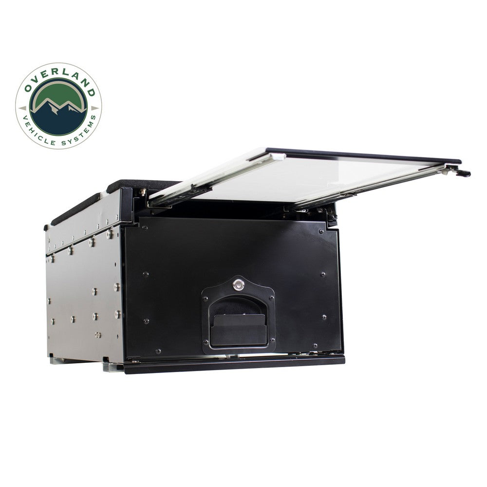 Overland Vehicle Systems Powder Black Cargo Box Working Station