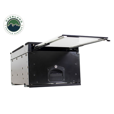 Overland Vehicle Systems Powder Black Cargo Box Working Station