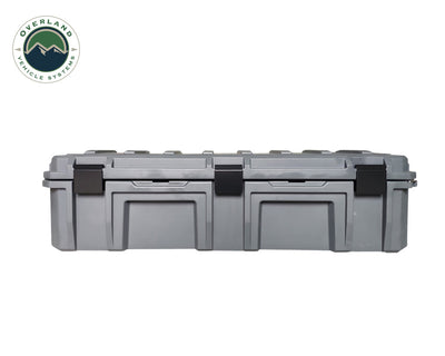 Overland Vehicle Systems D.B.S. Dark Grey 117 QT Dry Box With Drain and Bottle Opener