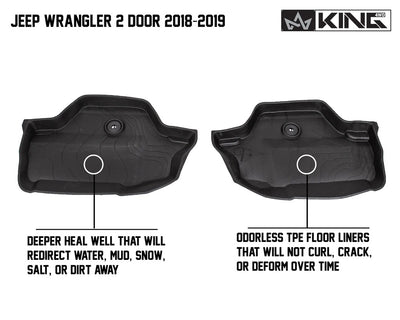 2018 jeep wrangler jl 2 door floor liner