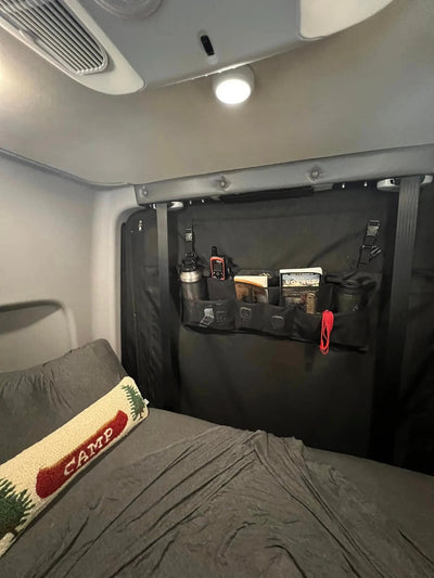 Overland Gear Guy Rear Storage Organizer for StoryTeller, Jayco, Entegra & Revel Vans