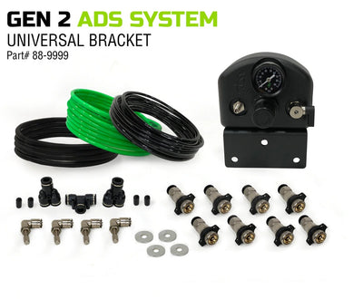 Up Down Air 4 Tire Inflation System - Universal With Box, Fittings, Hoses & Storage Bag