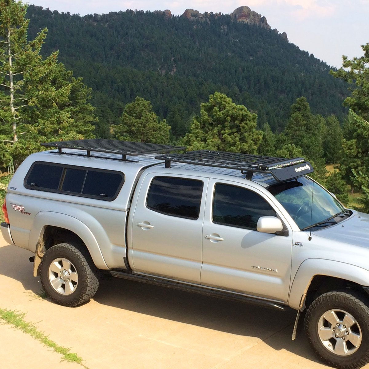 Baja Rack Camper Shell Utility Flat Rack- no wind deflector