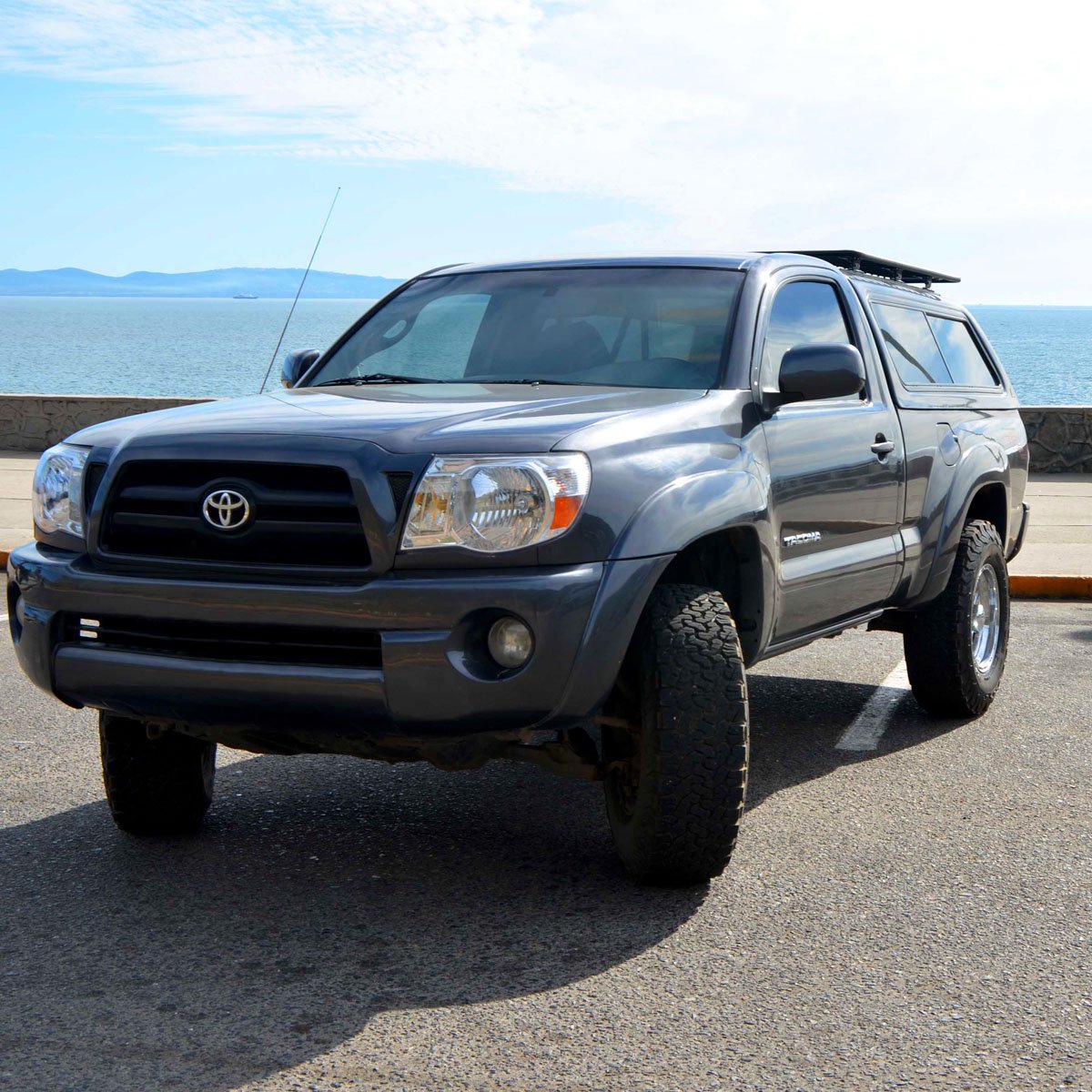 Baja Rack Camper Shell Utility Flat Rack- no wind deflector