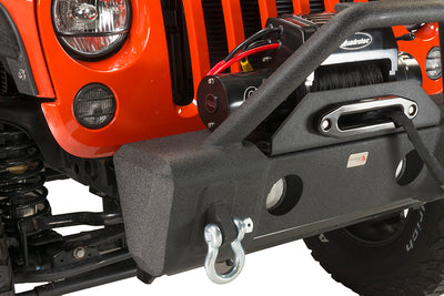 Fishbone Offroad Front Stubby Winch Bumper with Tube Guard