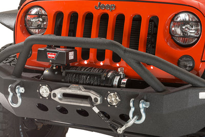 Fishbone Offroad Front Full Width Winch Bumper with LED's