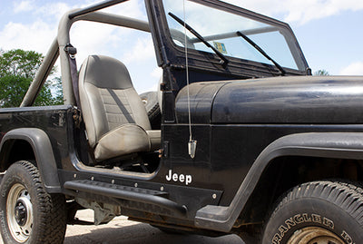 Fishbone Offroad Rock Slider with Tube Step