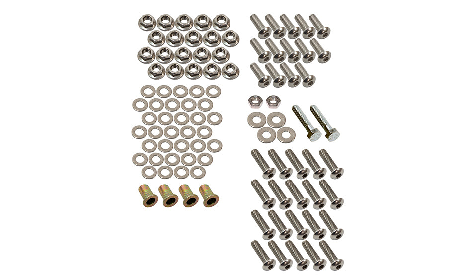 Fishbone Offroad Front JL RAW Aluminum Inner Fenders - Legacy Model