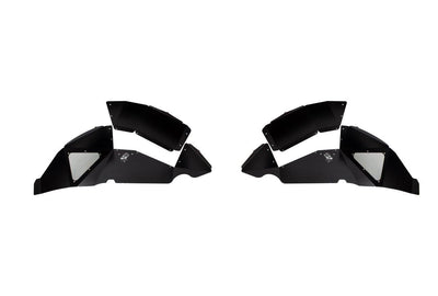 Fishbone Offroad Rear JL Black Aluminum Inner Fenders - Legacy Model