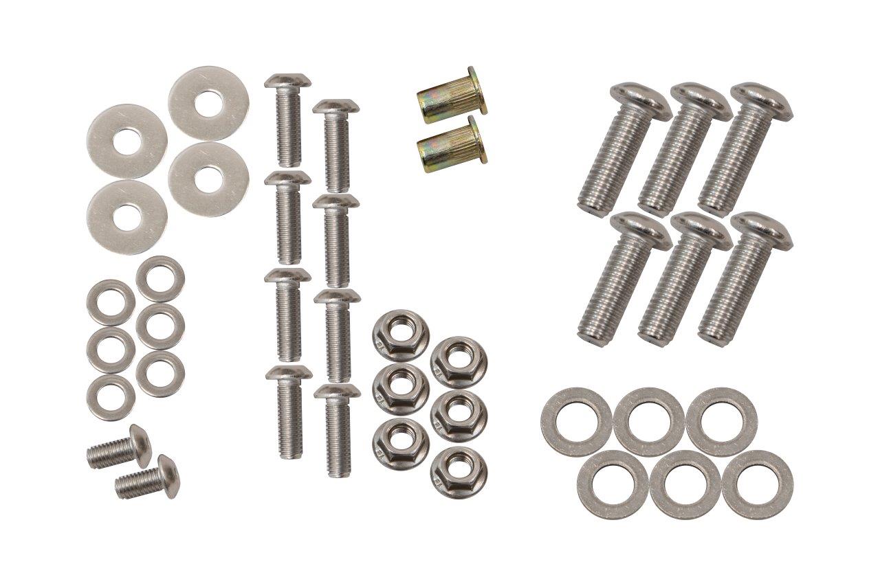 Fishbone Offroad Front JL Black Aluminum Inner Fenders