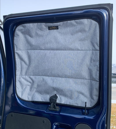 Overland Gear Guy Deluxe Insulated Magnetic Side Barn Door Window Covers (pair) - Ford Econoline