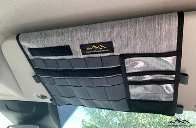 Overland Gear Guy Ford Transit visor organizer, no mirror