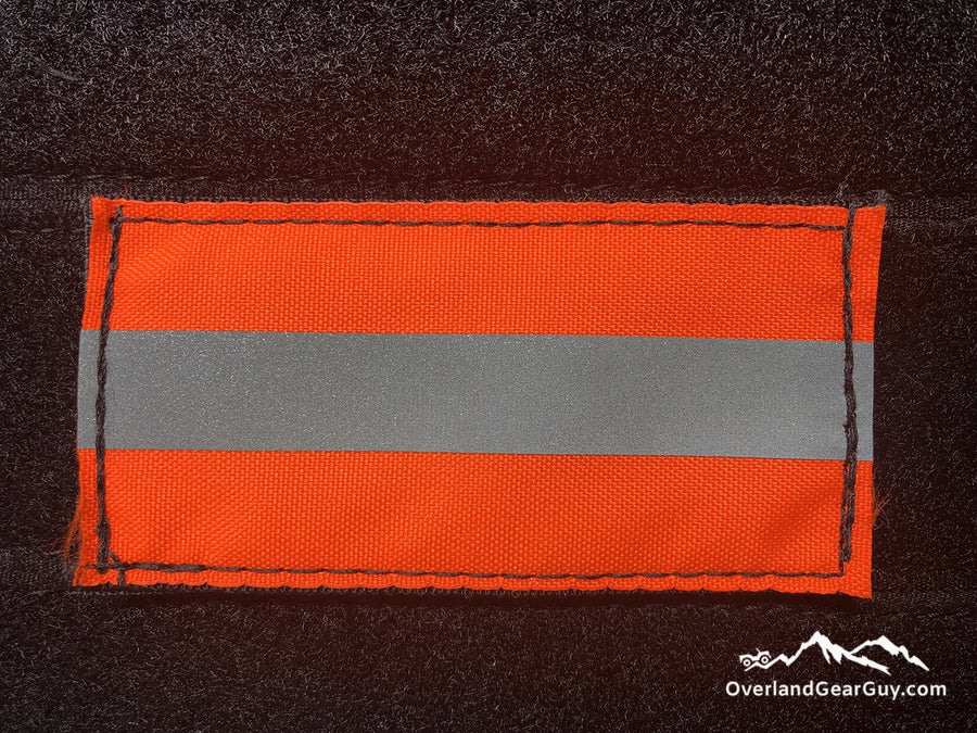 Overland Gear Guy Reflective Patch - Fluorescent Orange