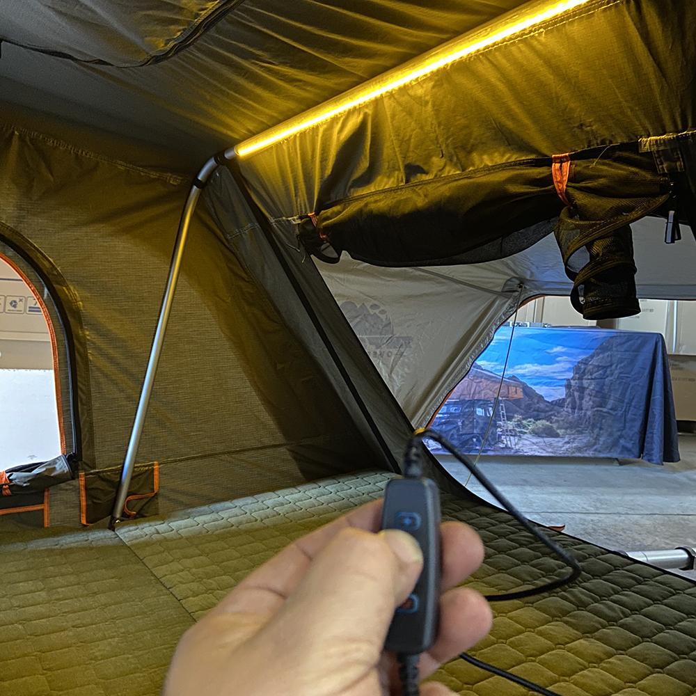 Tuff Stuff ALPHA Hard Top Side Open Tent, Gray, 4 Person