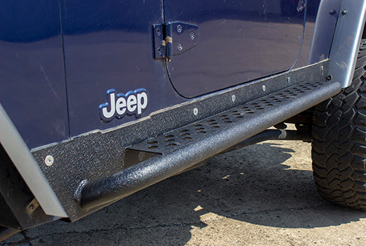 Fishbone Offroad LJ Rock Slider with Tube Step