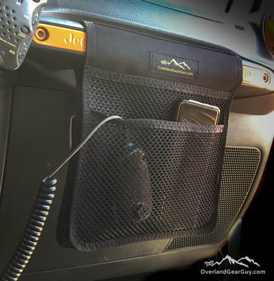 Overland Gear Guy Jeep Grab Handle Mesh Flat Pocket