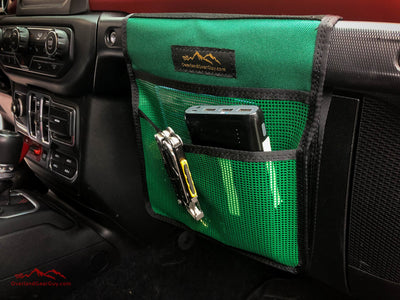 Overland Gear Guy Jeep Grab Handle Mesh Flat Pocket