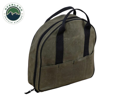 waved canvas bag