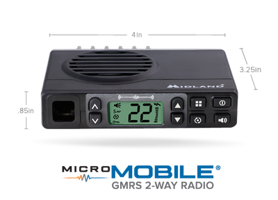 Midland Radio MicroMobile Two-Way GMRS Radio