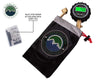 Overland Vehicle Systems Digital Tire Gauge with Valve Kit & Storage Bag