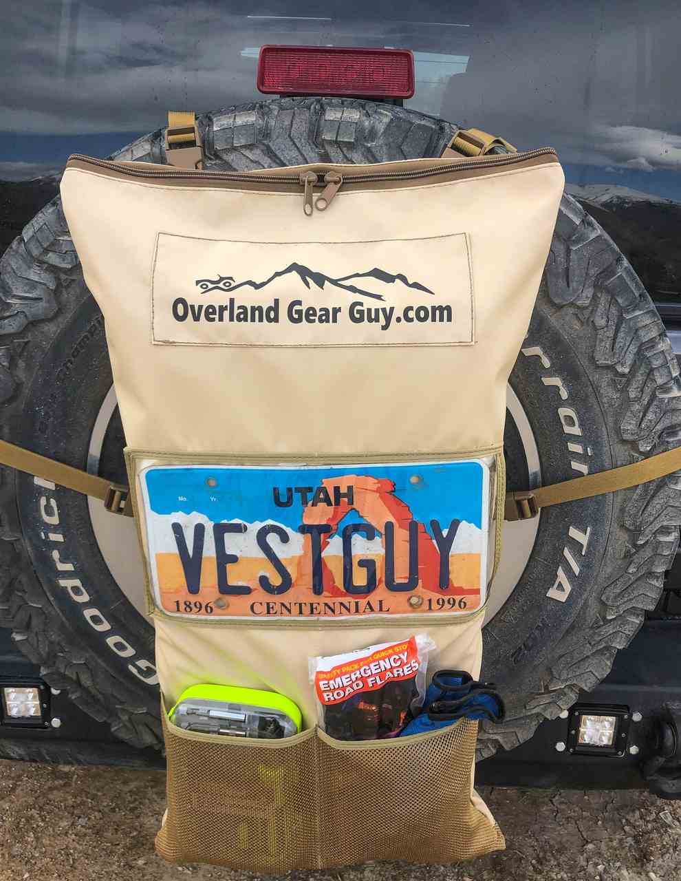 Overland Gear Guy Pack It Out Bag II - With Lic Plate Holder