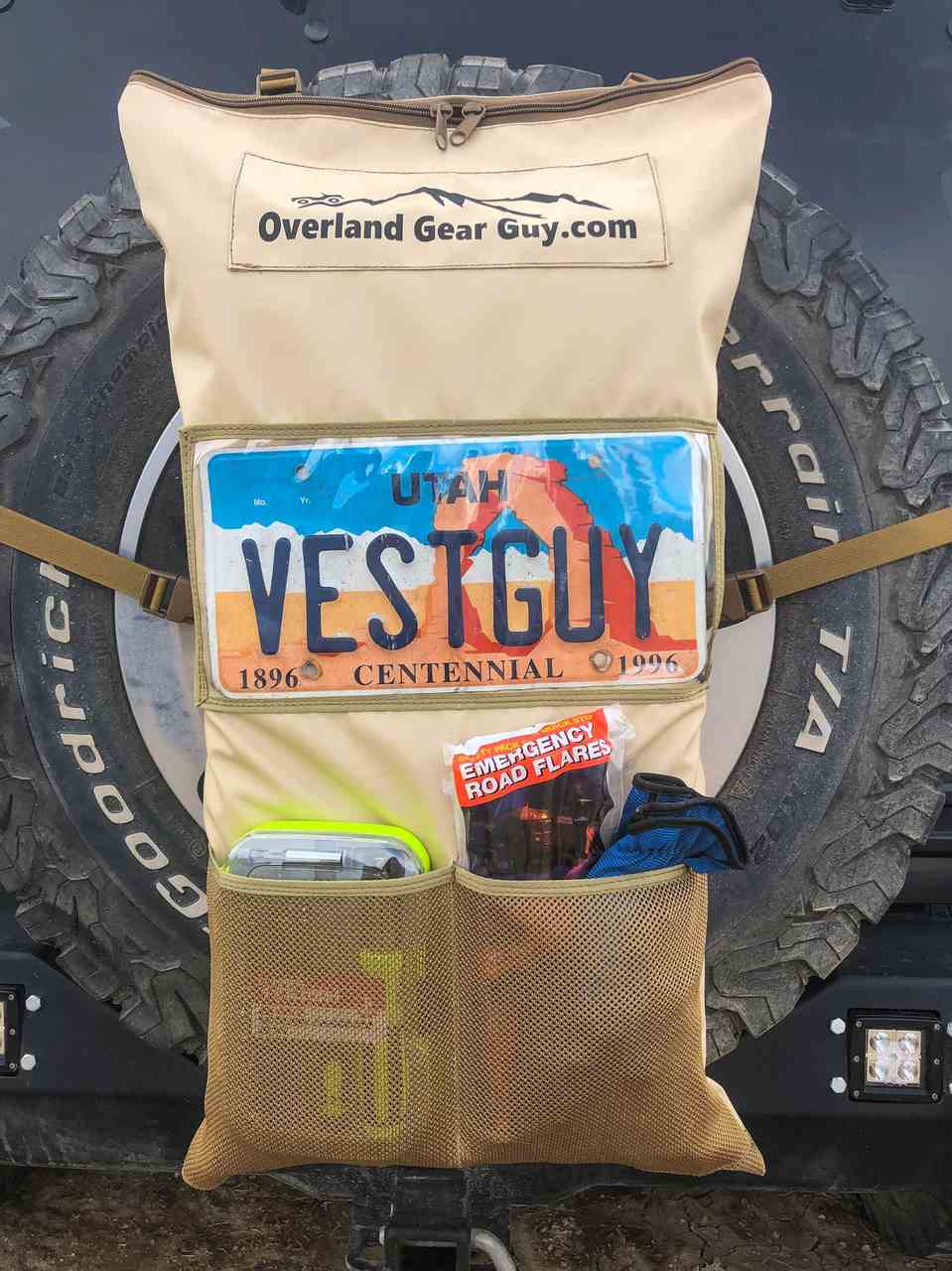 Overland Gear Guy Pack It Out Bag II - With Lic Plate Holder