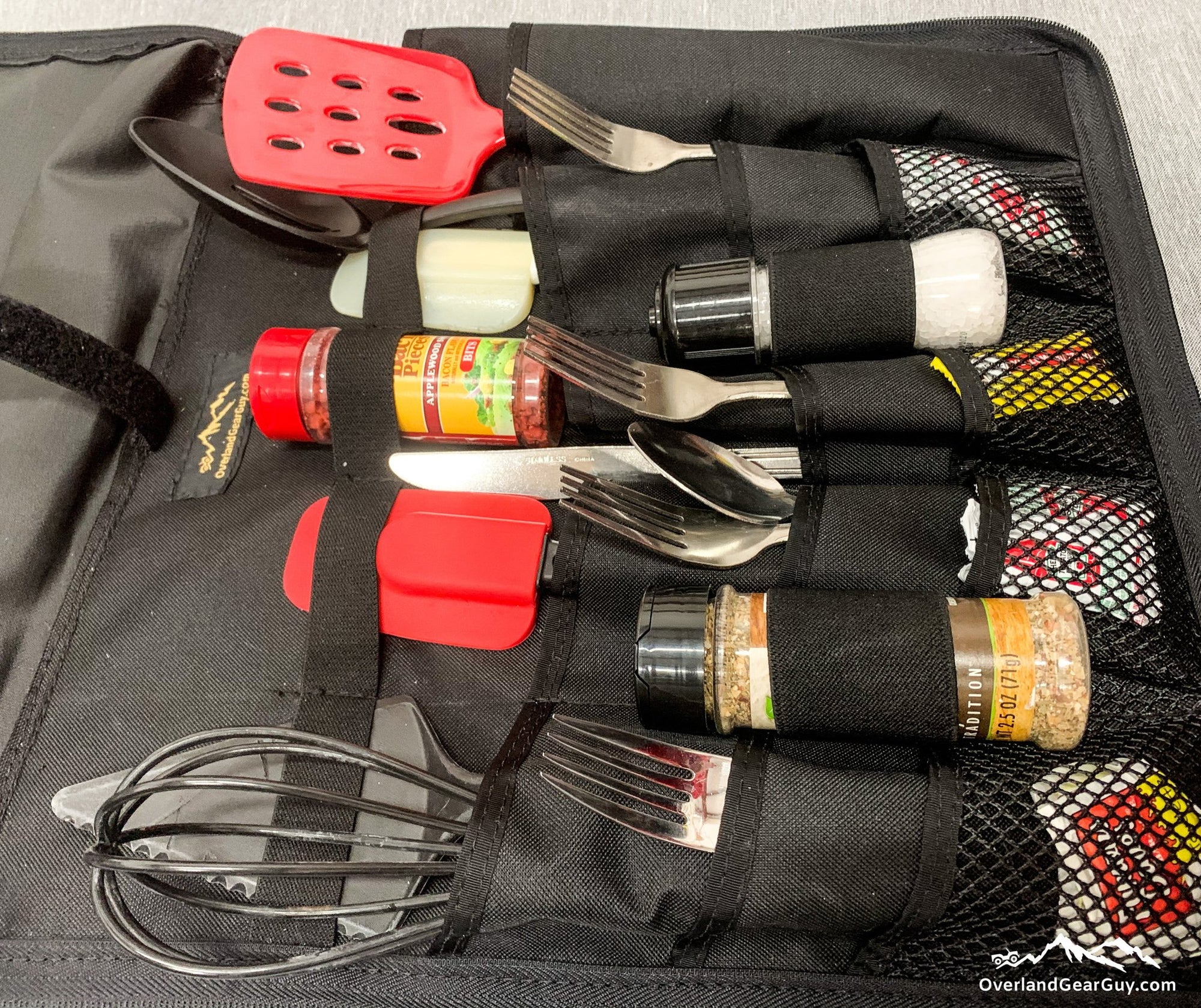 Overland Gear Guy Pacifica Overland Utensil Organizer - MOLLE back
