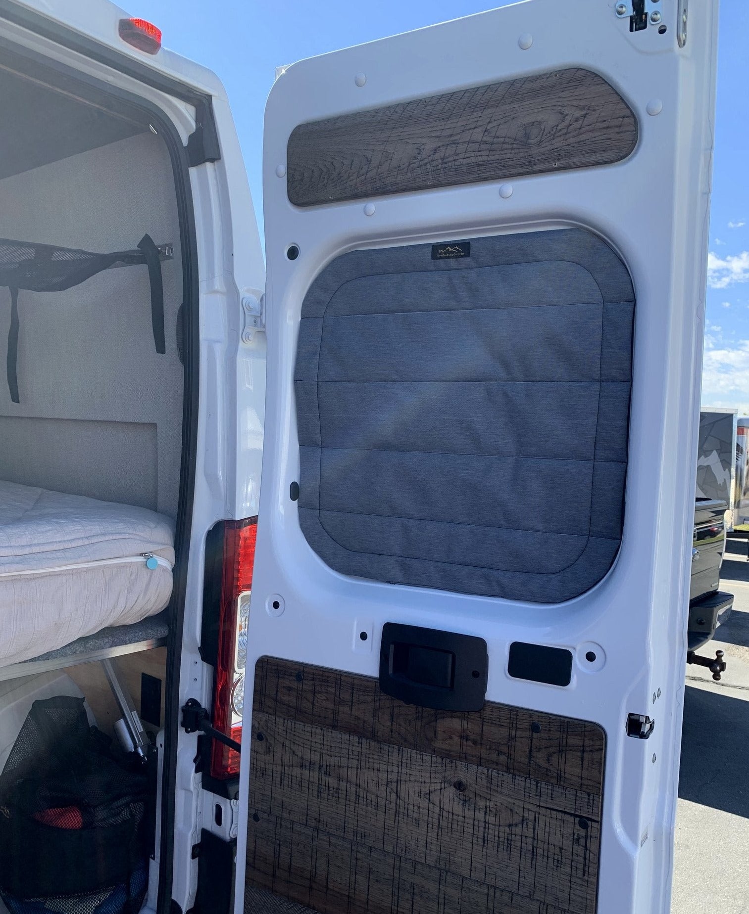 Overland Gear Guy Deluxe Insulated Magnetic Rear Door Window Covers - Promaster