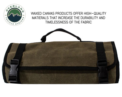 Overland Vehicle Systems Rolled Bag First Aid #16 Waxed Canvas Universal